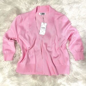 Pink Women's Cardigan Sweater